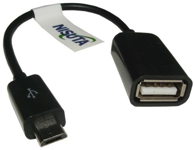 CABLE USB 2.0 A MICRO USB - OTG - H A M - USB 2.0 - NS-CAMICROUSH - NISUTA